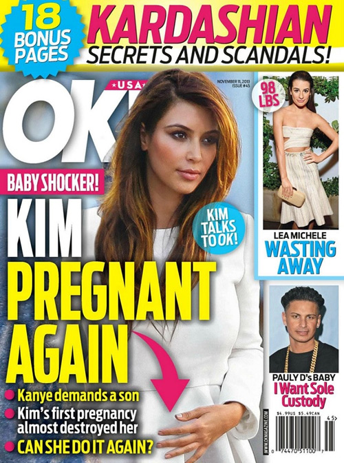 Ok magazine November-cover