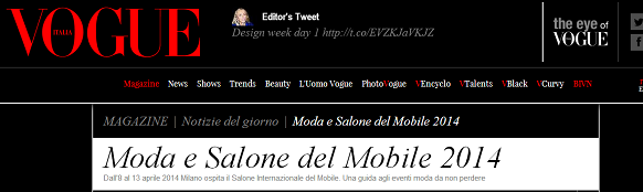 "Salone del mobile 2014: where you can follow the event"