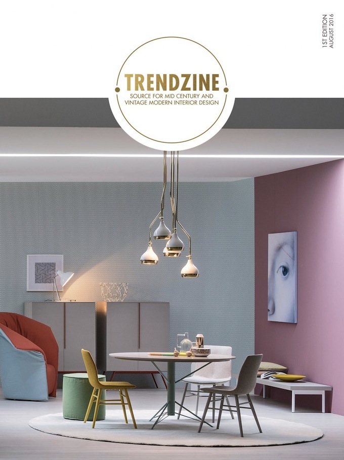 TRENDZINE – a Tribute to the Mid-century’s Design World ➤ To see more news about the Interior Design Magazines in the world visit us at www.interiordesignmagazines.eu #interiordesignmagazines #designmagazines #interiordesign @imagazines
