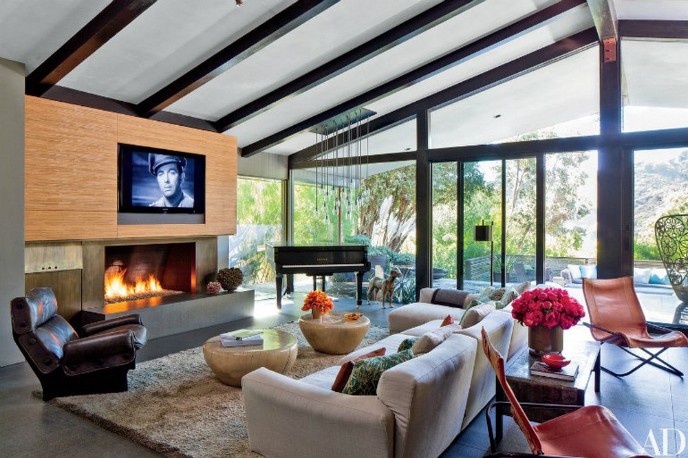Top 10 Luxury Living Room Designs From Famous Celebrities