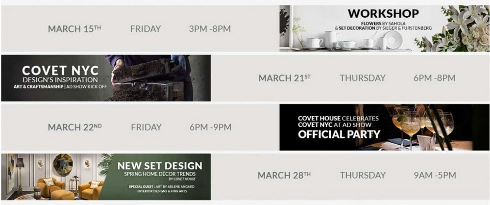 AD Design Show 2019: 3 Incredible Design Events At Covet NYC