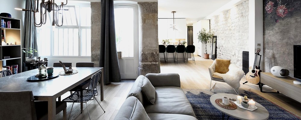Inside Tour Of 10surdix's Retro Style Residential Project In Paris