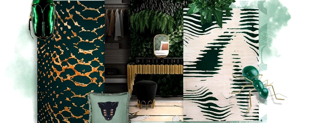 Bottle Green Is A Nice Way To Add A Sense Of Nature Into A Home Decor
