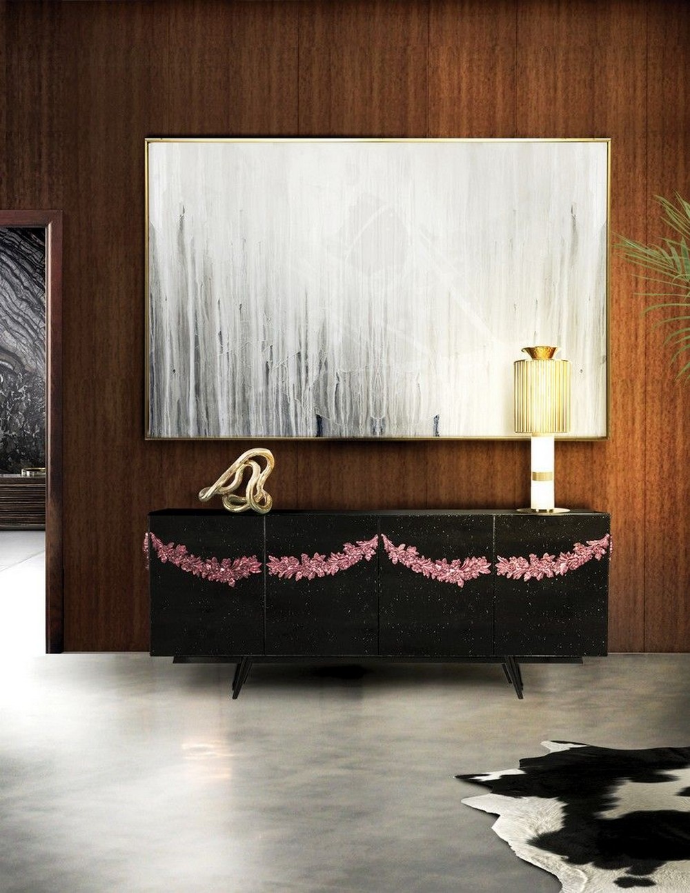 Luxury Credenzas: Why Black Interiors Are Always On Trend