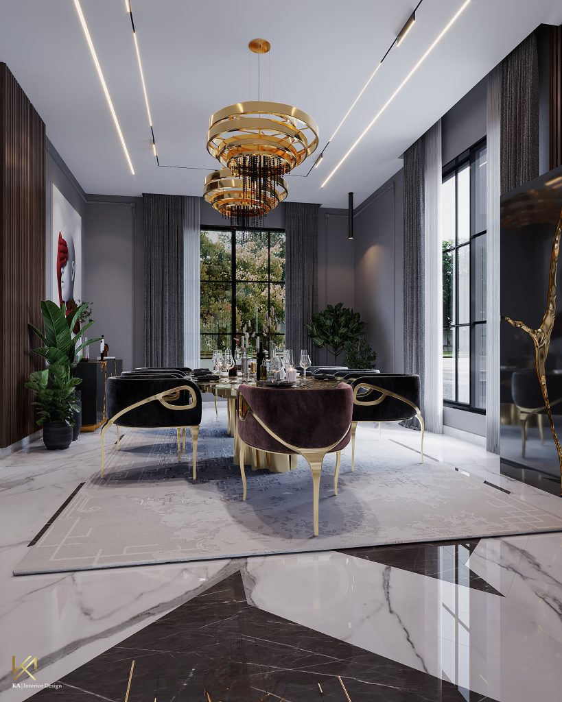 Covet House x K.A Interior Design: A Opulent Modern Classic Villa In