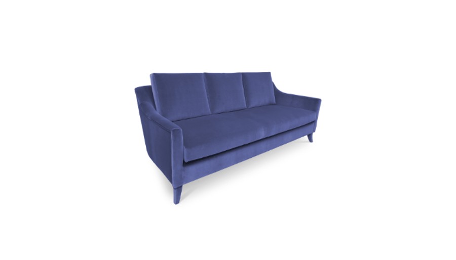 Sofa in Very Peri pantone Color of the year 2022