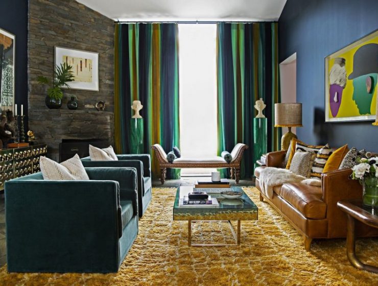 green living room by peti lau