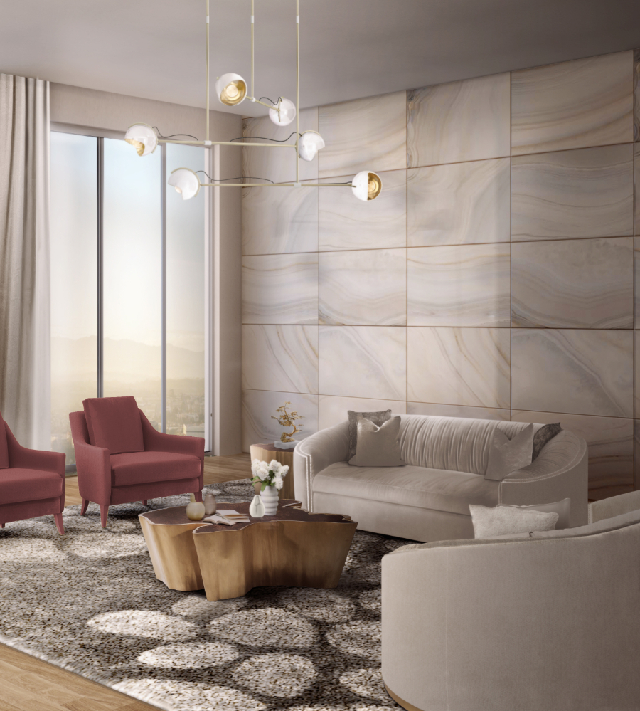 soft beige luxurious living room