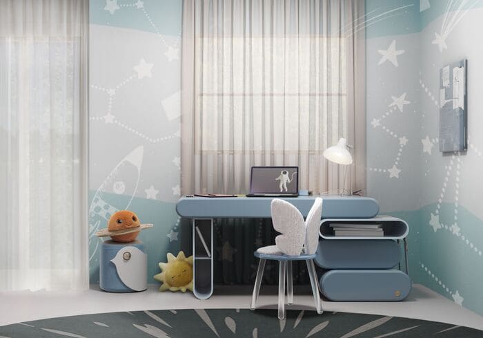 Blue Kids Desk
