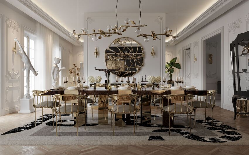 Empire: This Luxury Dining Table Pays Homage To Modern Classic Design
