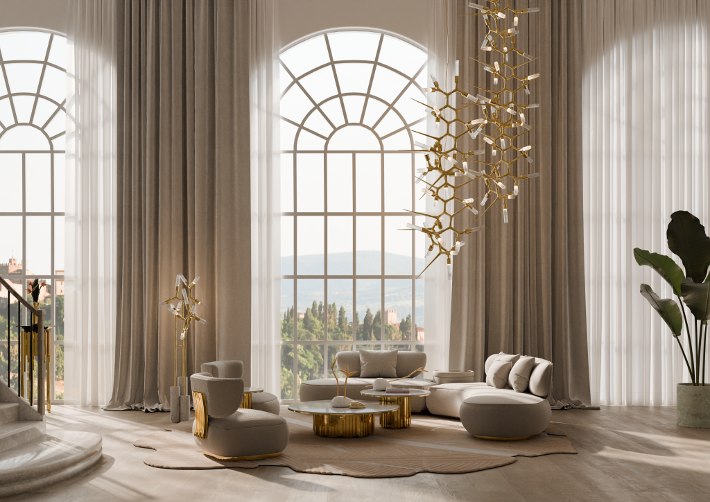 Talie Furniture Collection: Mid-Century Modern Meets Sculptural Design